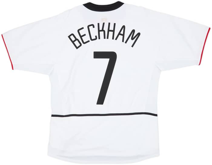 2002-03 Manchester United Away Shirt Beckham #7 - 6/10 - (M)