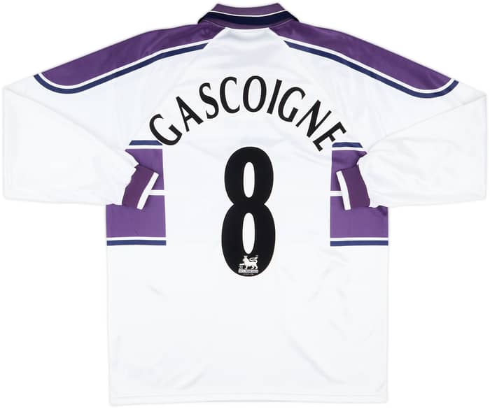 1999-00 Middlesbrough Away L/S Shirt Gascoigne #8 - 9/10 - (L)