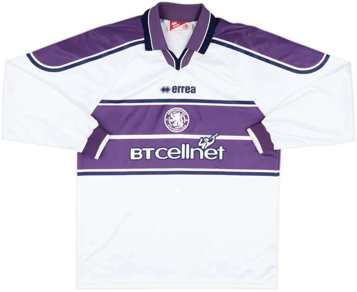 1999-00 Middlesbrough Away L/S Shirt Gascoigne #8 - 9/10 - (L)