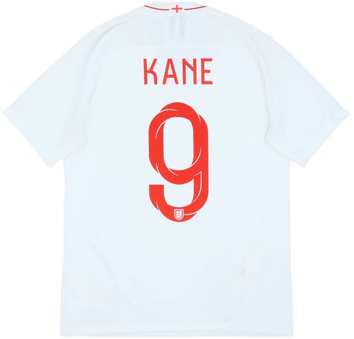 2018-19 England Authentic Home Shirt Kane #9 - 6/10 - (M)