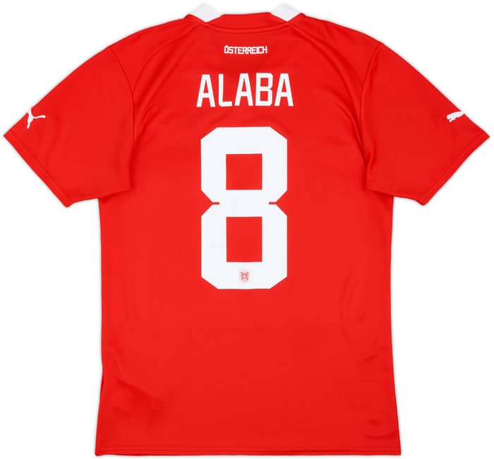 2022-23 Austria Home Shirt Alaba #8 - 8/10 - (S)