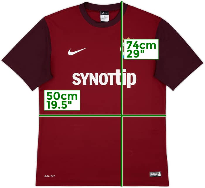 2015-16 Sparta Prague Basic Home Shirt - 6/10 - (M)