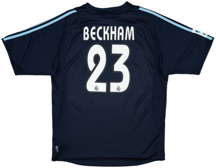 2004-05 Real Madrid Away Shirt Beckham #23 - 8/10 - (L)