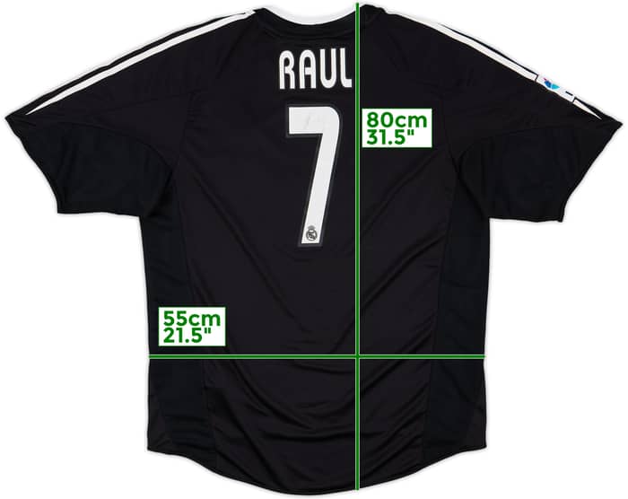 2004-05 Real Madrid Away Shirt Raul #7 - 7/10 - (L)