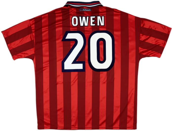 1997-99 England Away Shirt Owen #20 - 9/10 - (XXL)