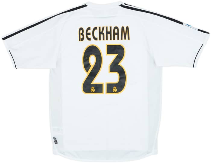 2003-04 Real Madrid Home Shirt Beckham #23 (S)