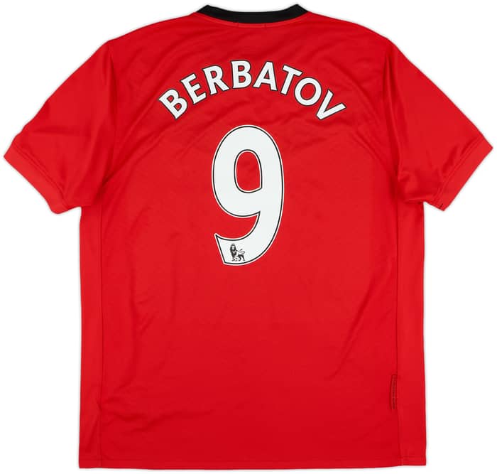 2009-10 Manchester United Home Shirt Berbatov #9 - 5/10 - (L)
