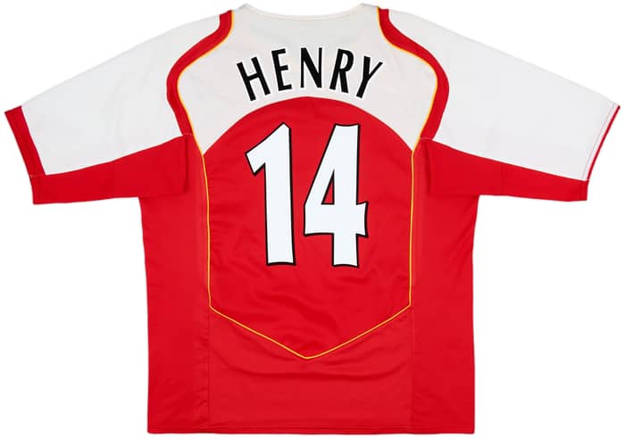 2004-05 Arsenal Home Shirt Henry #14 - 8/10 - (L)
