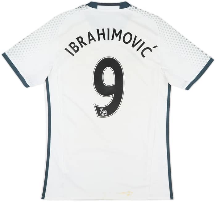 2016-17 Manchester United Third Shirt Ibrahimovic #9 - 6/10 - (S)