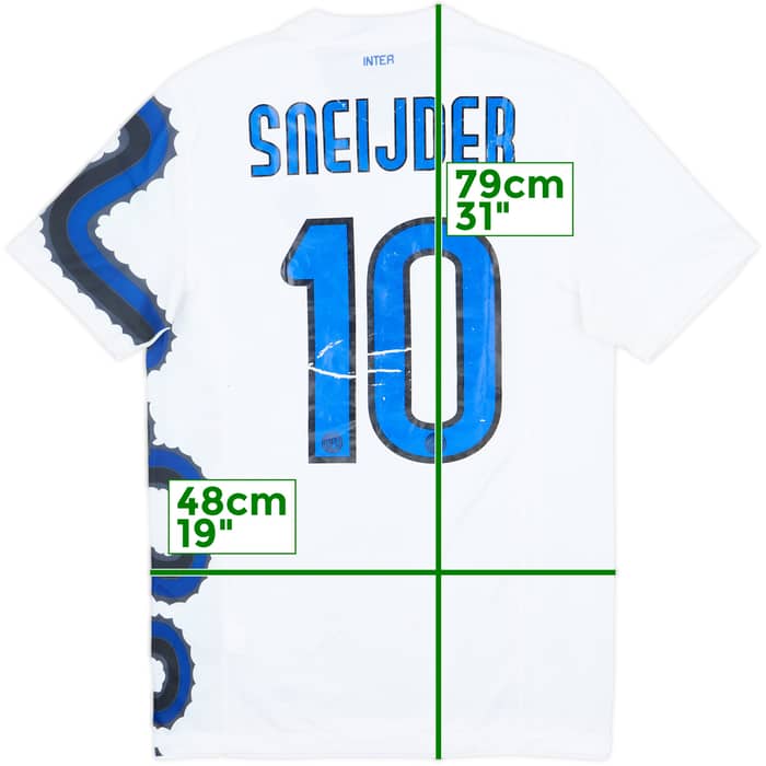 2010-11 Inter Milan Away Shirt Sneijder #10 - 5/10 - (S)