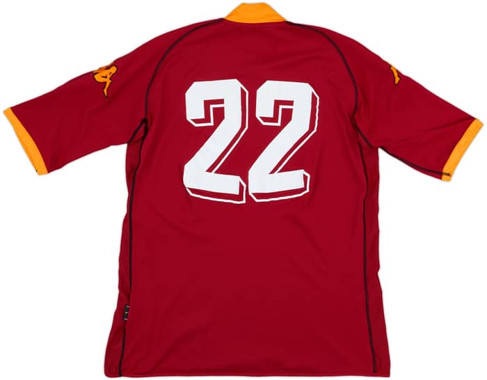 2002-03 Roma Home Shirt #22 - 7/10 - (L)