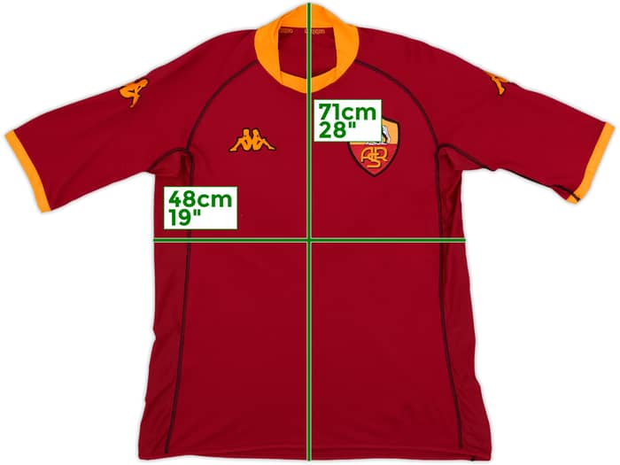 2002-03 Roma Home Shirt #22 - 7/10 - (L)