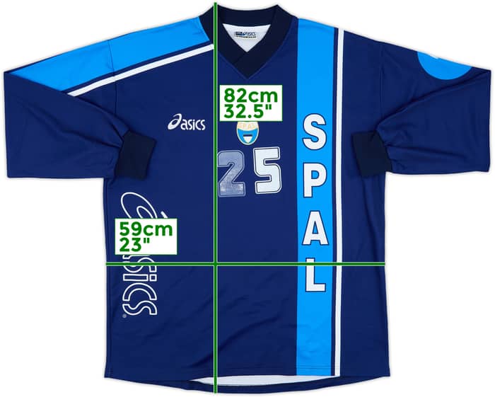1999-00 SPAL Player Issue Asics Drill Top #25 - 5/10 - (XL)