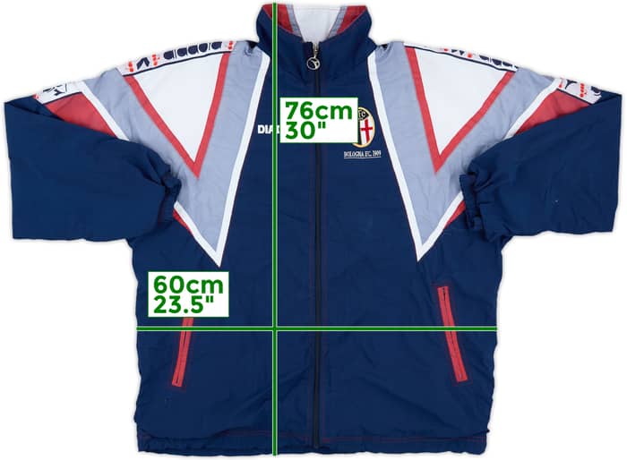 1996-97 Bologna Diadora Track Jacket - 7/10 - (XL)