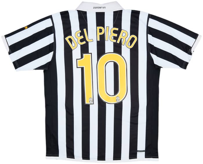 2006-07 Juventus Home Shirt Del Piero #10 - 5/10 - (L)
