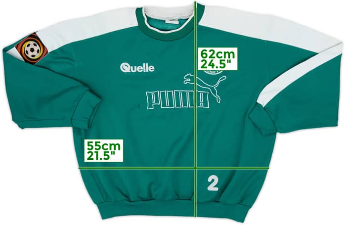 1998-99 Greuther Furth Player Issue Puma Sweat Top #2 - 7/10 - (XL)