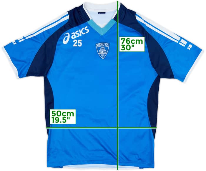 2007-08 Empoli Player Issue Asics Training Shirt #25 - 9/10 - (L)
