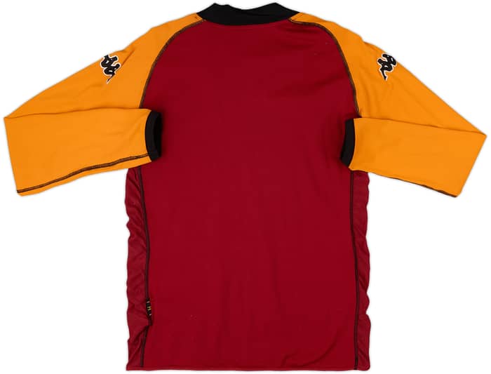 2002-03 Roma CL Home L/S Shirt - 8/10 - (M)