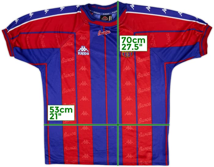 1997-98 Barcelona Home Shirt - 7/10 - (L)