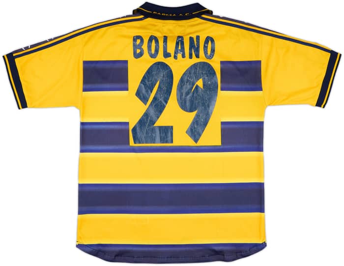 2000-01 Parma Match Issue Home Shirt Bolano #29