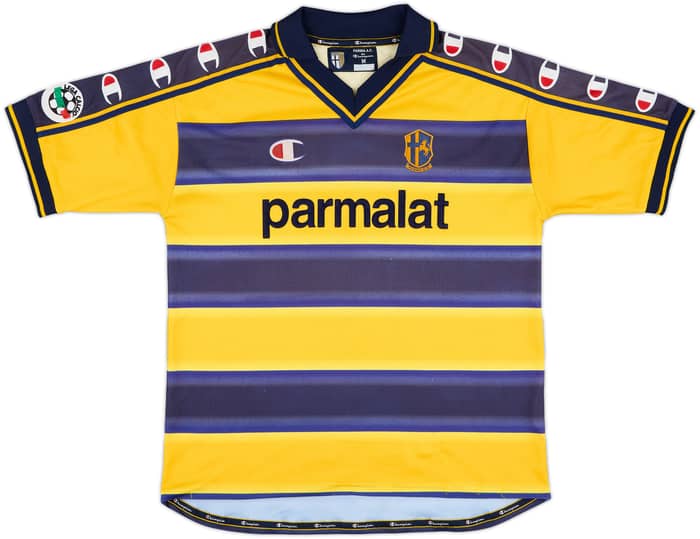 2000-01 Parma Match Issue Home Shirt Bolano #29
