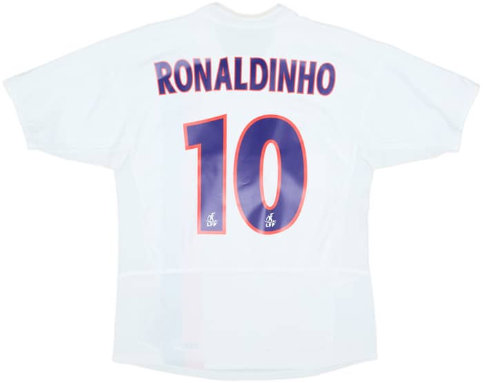 2002-03 Paris Saint-Germain Away Shirt Ronaldinho #10 - 8/10 - (M)