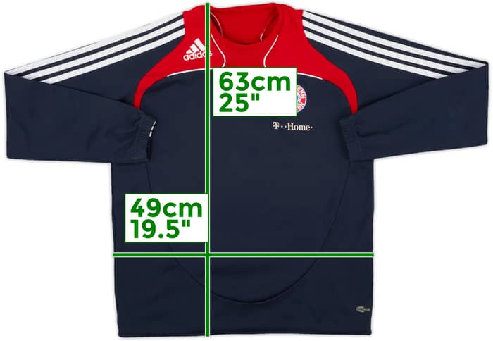 2008-09 Bayern Munich adidas Sweat Top - 6/10 - (XL.Boys)