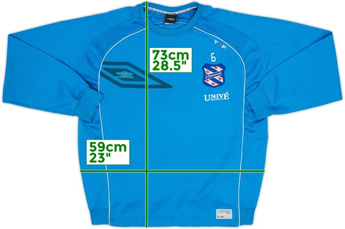 2006-07 Heerenveen Player Issue Umbro Sweat Top #6 - 6/10 - (XL)
