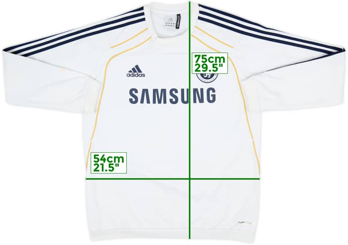2010-11 Chelsea adidas Sweat Top - 5/10 - (L)