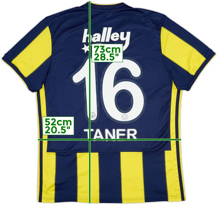 2018-19 Fenerbahce Home Shirt Taner #16 - 8/10 - (L)
