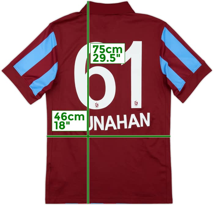 2014-15 Trabzonspor Home Shirt Tunahan #61 - 7/10 - (S)