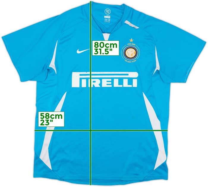 2007-08 Inter Milan Player Issue Nike Training Shirt - 5/10 - (XL)