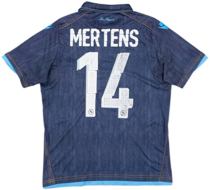2014-15 Napoli Away Shirt Mertens #14 - 6/10 - (XL.Boys)