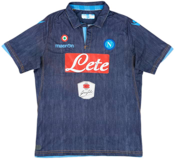 2014-15 Napoli Away Shirt Mertens #14 - 6/10 - (XL.Boys)