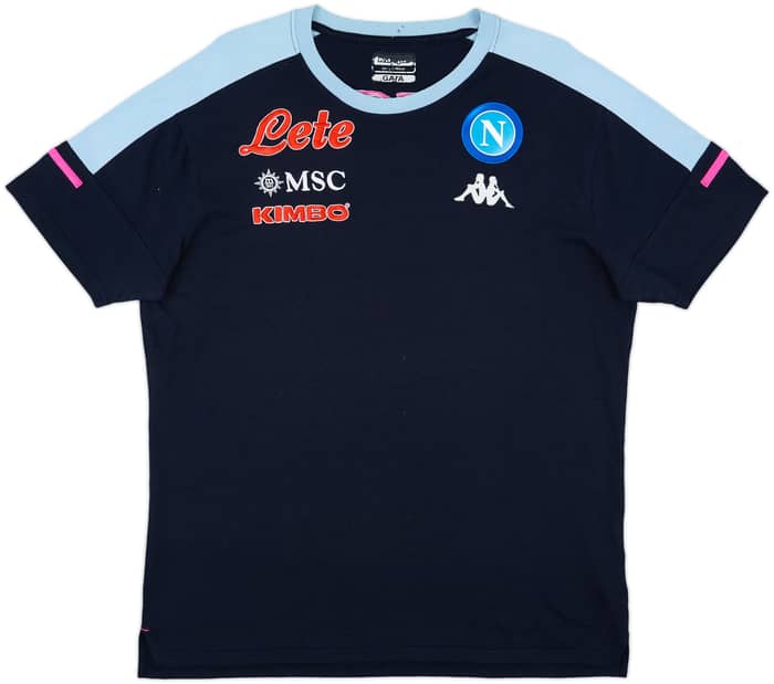 2020-21 Napoli Kappa Cotton Tee - 8/10 - (XXL)