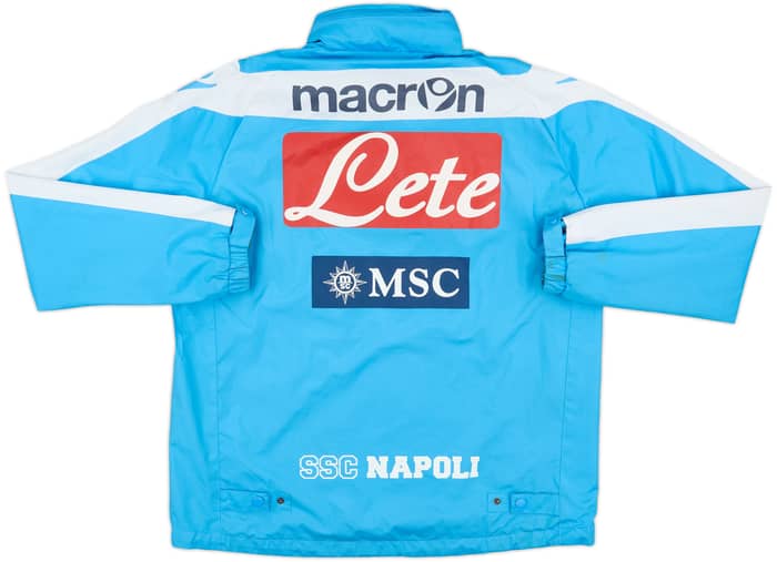 2012-13 Napoli Macron Player Issue Track Jacket #37 - 5/10 - (M)