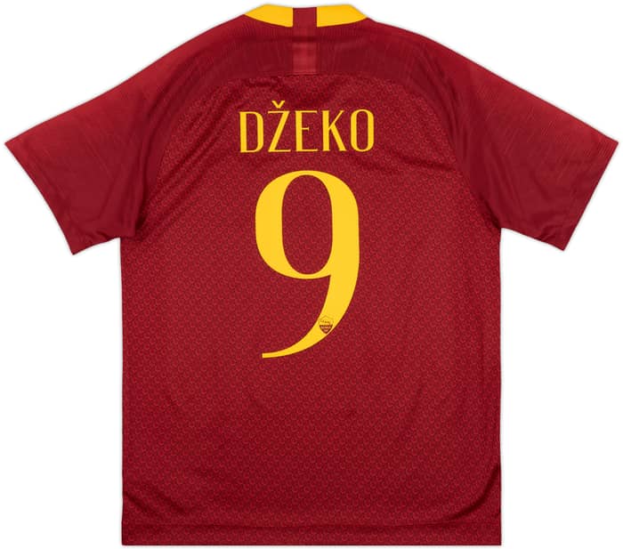 2018-19 Roma Home Shirt Dzeko #9 - 10/10 - (M)