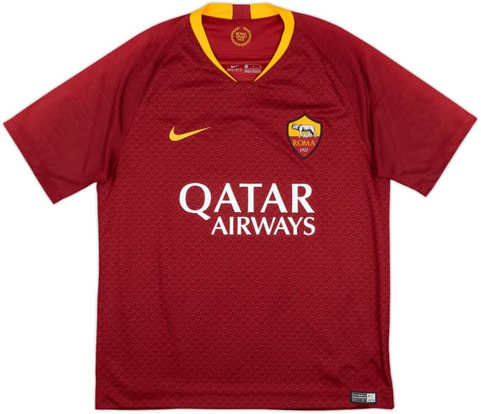 2018-19 Roma Home Shirt Dzeko #9 - 10/10 - (M)