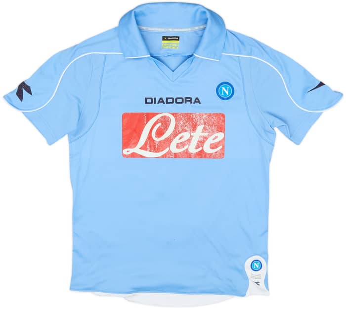 2008-09 Napoli Home Shirt Blasi #8 - 4/10 - (XS)