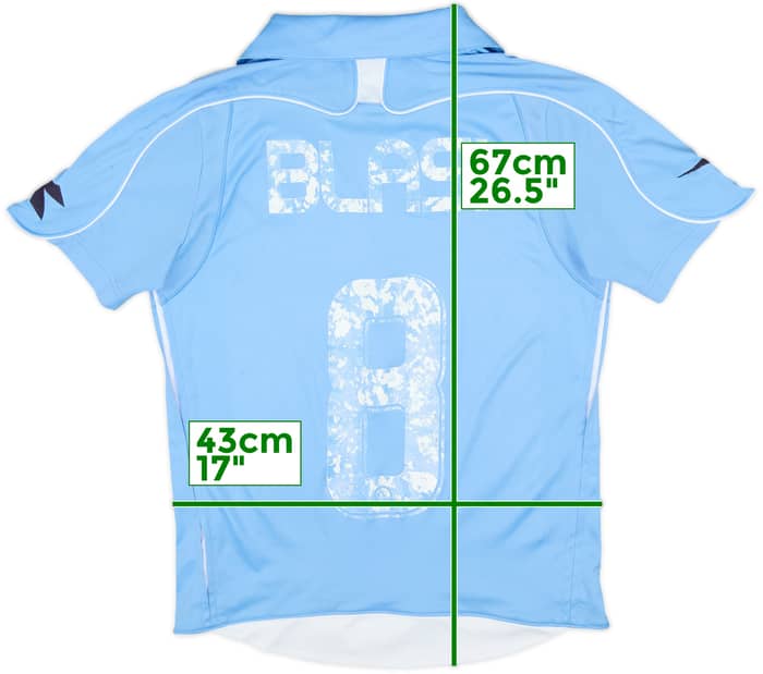 2008-09 Napoli Home Shirt Blasi #8 - 4/10 - (XS)