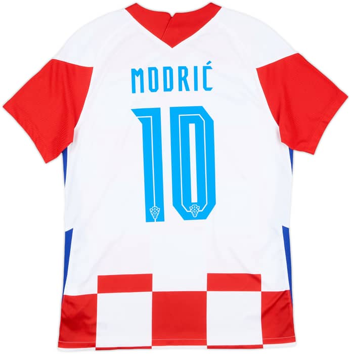 2020-21 Croatia Home Shirt Modric #10 - 8/10 - (M)