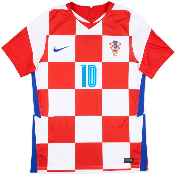 2020-21 Croatia Home Shirt Modric #10 - 8/10 - (M)
