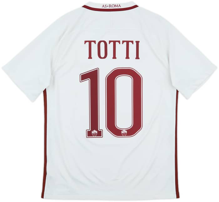 2016-17 Roma Away Shirt Totti #10 - 8/10 - (M)