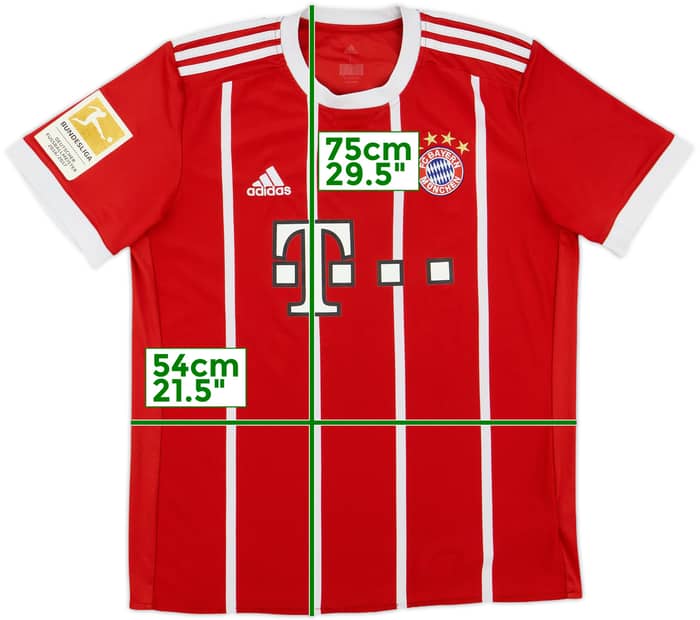 2017-18 Bayern Munich Home Shirt Lewandowski #9 - 5/10 - (L)
