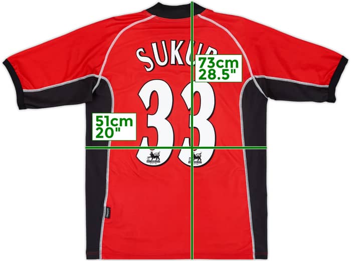 2002-03 Blackburn Away Shirt Sukur #33 - 8/10 - (L)
