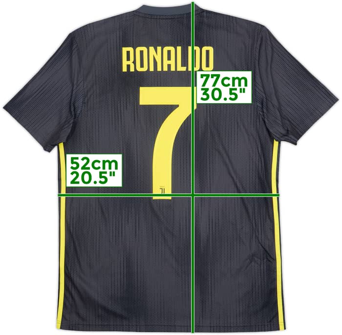 2018-19 Juventus Third Shirt Ronaldo #7 - 9/10 - (M)
