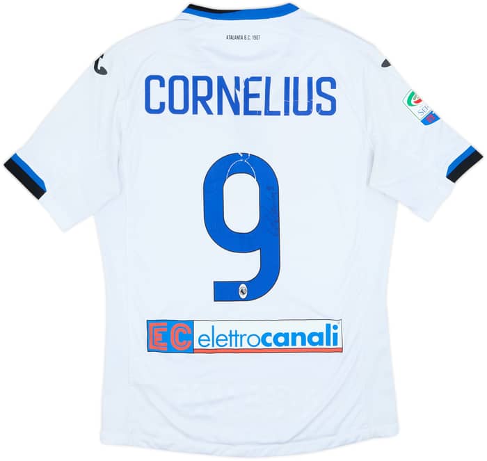 2017-18 Atalanta Away Shirt Cornelius #9 - 4/10 - (L)