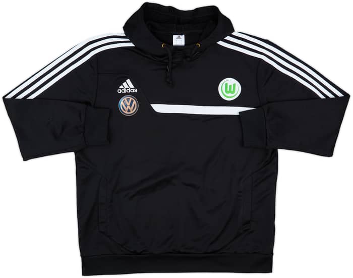 2013-14 Wolfsburg adidas Hooded Sweat Top - 6/10 - (XL)