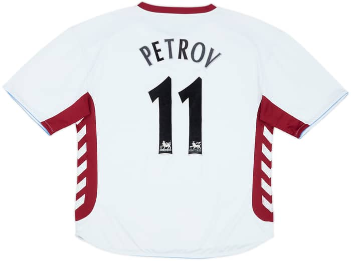 2006-07 Aston Villa Away Shirt Petrov #11 - 6/10 - (L)