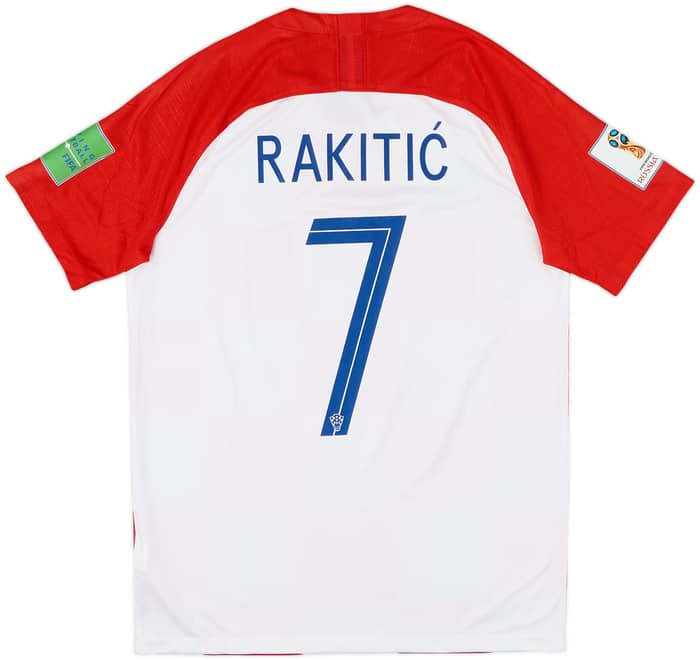 2018-19 Croatia Home Shirt Rakitic #7 - 7/10 - (M)